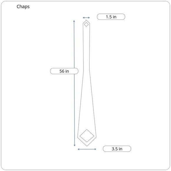 Vintage Chaps Tie Red Blue 100% Silk Made in USA Geometric - Picture 8 of 8